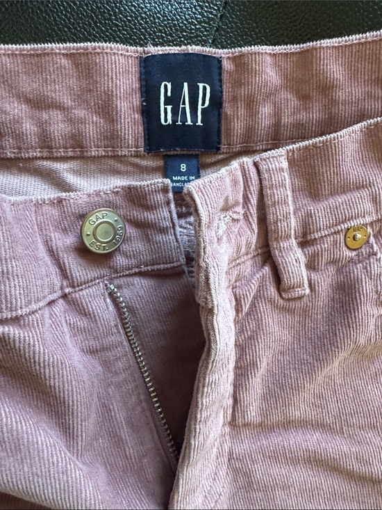 GAP Pants - NWOT GAP Mauve Pink Corduroy Jean Shorts cut off look